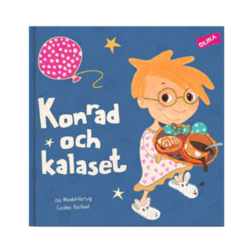 Konrad och kalaset är en barnbok från Olika förlag.